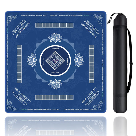 Sweetone Mahjong Mat showing non-slip rubber back for secure tiling.