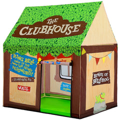 SweHouse kids play tent with clubhouse door for imaginative indoor play.