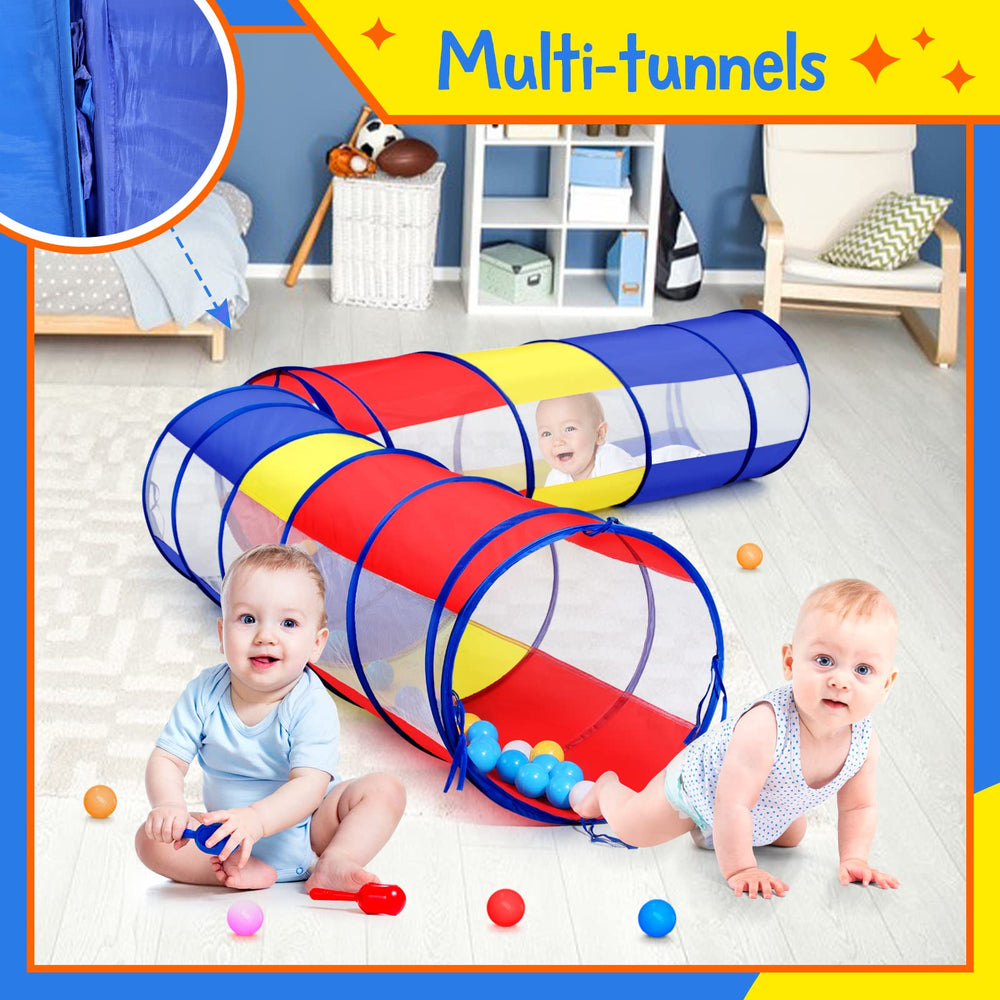 SweHouse Kids Play Tunnel suitable for both indoor and outdoor playtime.