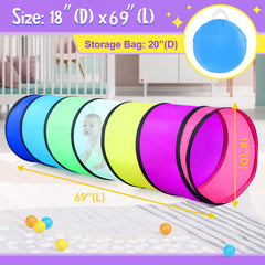 SweHouse obstacle hide-and-seek tunnel encourages imaginative games.