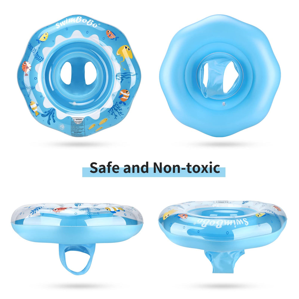 Swimbobo foldable design for easy storage and travel.