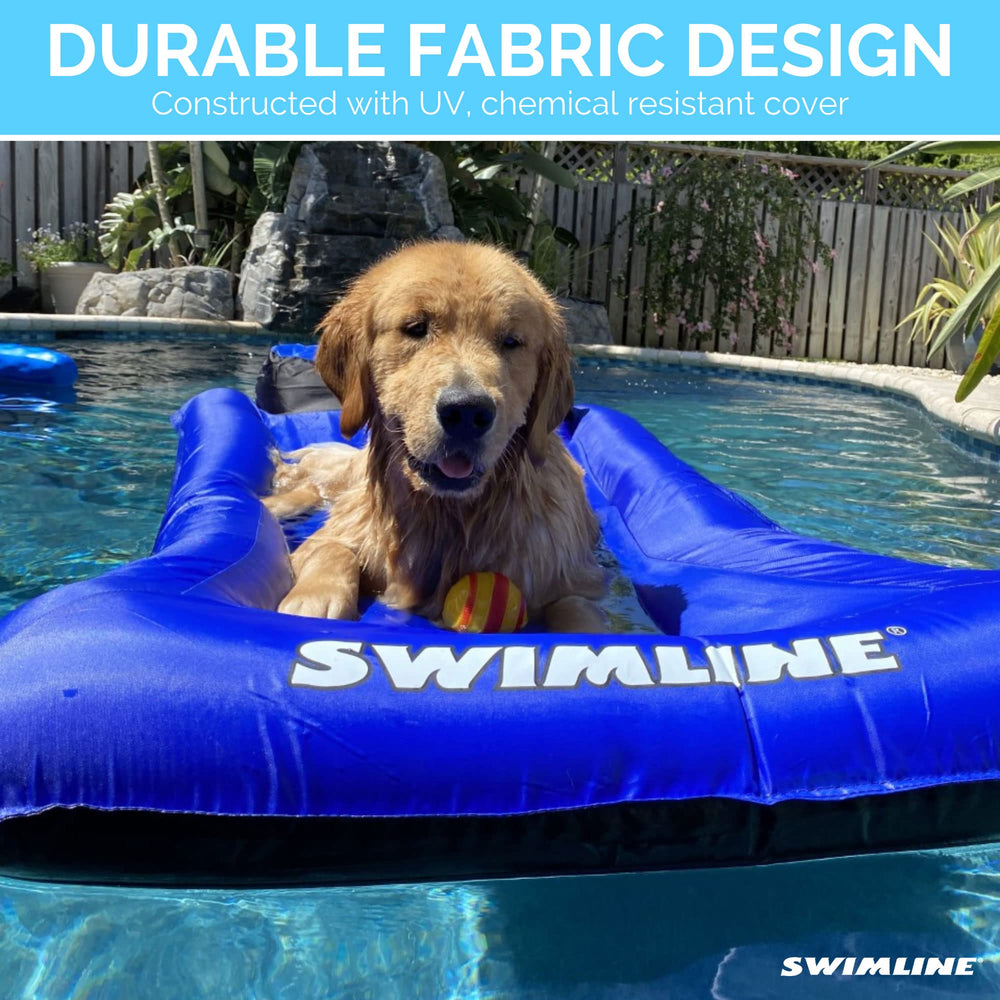 Swimline extra-spacious pool lounger offers room for friends
