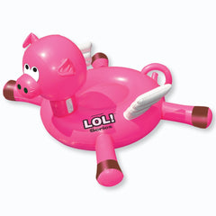 Swimline Original 90266 giant LOL pig float wide shot for pool lounging and fun.