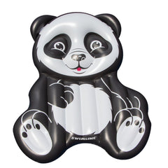 Swimline Panda pool float, front view, ideal for two-person lounging.