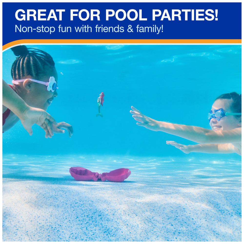 SwimWays Ariel Dive N’ Surprise compact, travel-friendly design for on-the-go play.