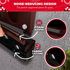 SWOOC Games quiet, sound-dampening design for calmer play.