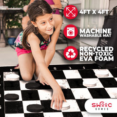 SWOOC giant foam discs 5 inches offer durable, safe play for kids and adults.