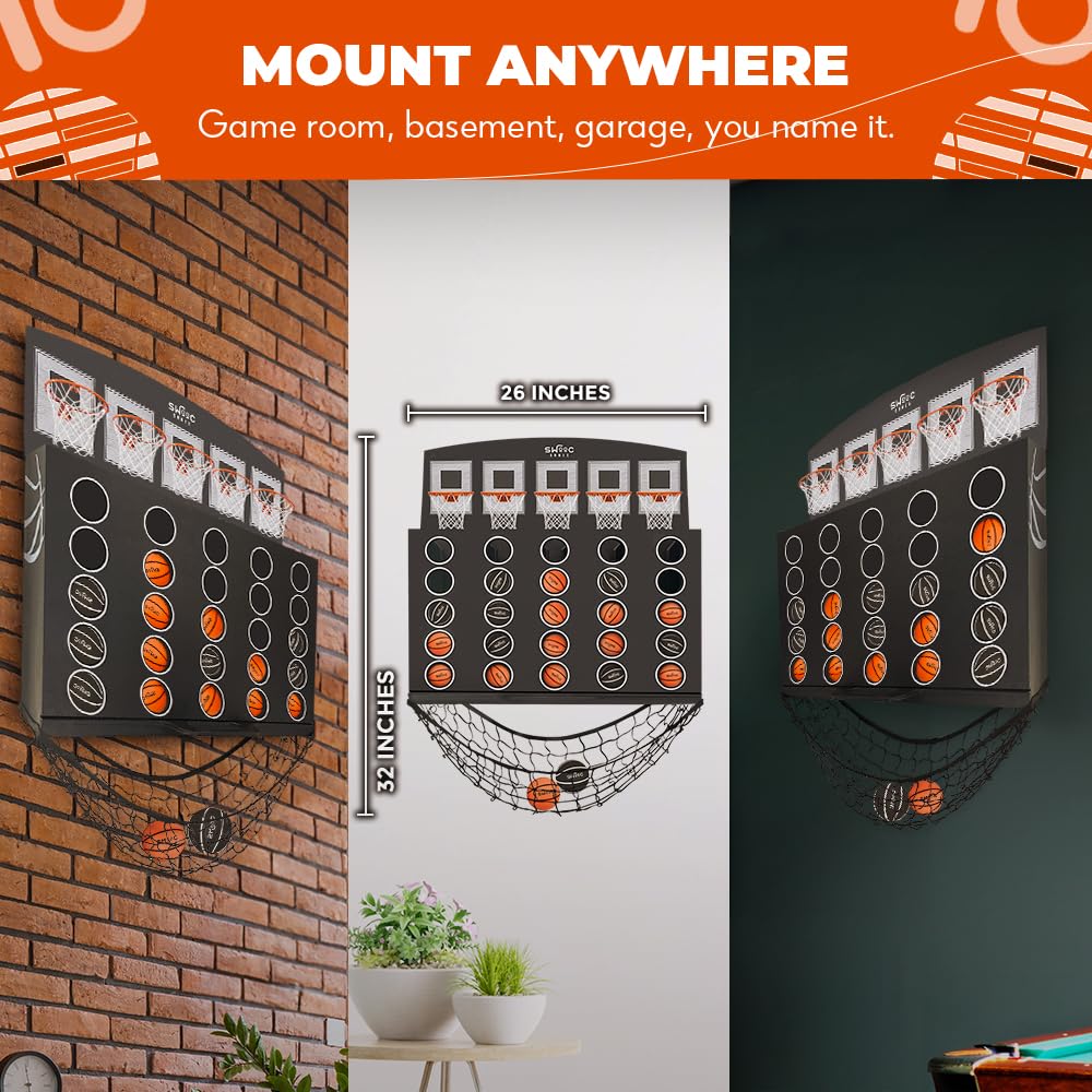 SWOOC Low Post Lineup three-inch mini-balls for accessible fast-paced action