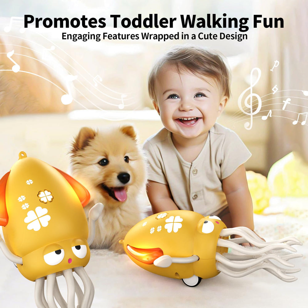 SWTOIPIG Baby-friendly octopus toy enhances sensory exploration during tummy time.