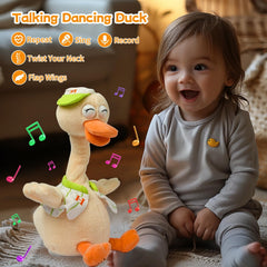 SWTOIPIG duck toy wings flap during dancing action