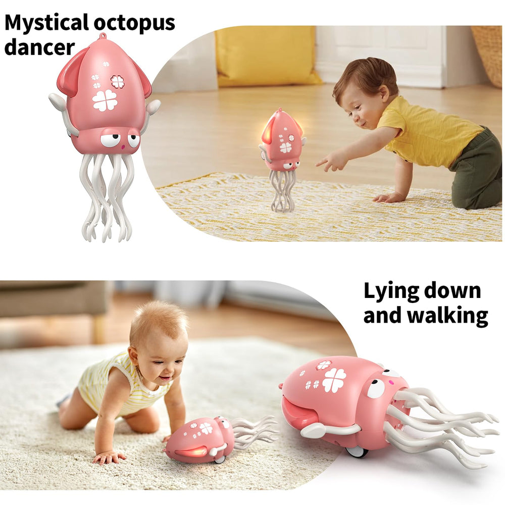 SWTOIPIG octopus toy plays music to captivate babies and toddlers.