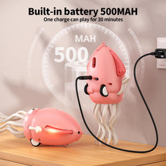 SWTOIPIG safe ABS plastic octopus for durable, bouncy play.