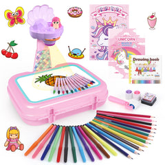 Syahro Mermaid Drawing Projector Table for guided tracing and creative play.