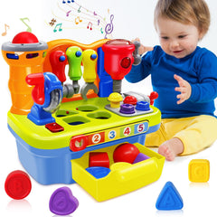 SYAOMUNLY baby workbench full view promotes exploration and imaginative play