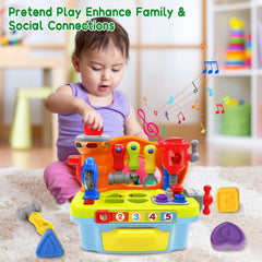 SYAOMUNLY LED lights and sounds engage toddlers during play