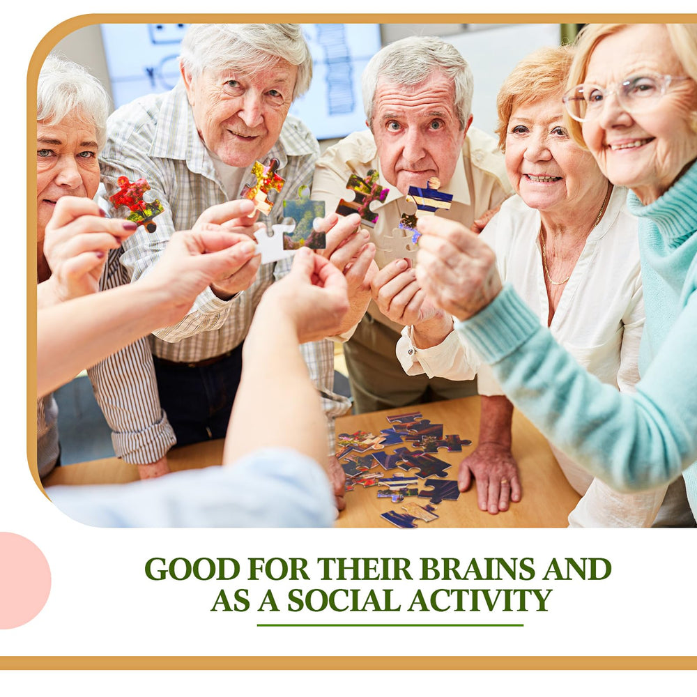Syhood flowers puzzle images promote mood and visual engagement for dementia-friendly activities.