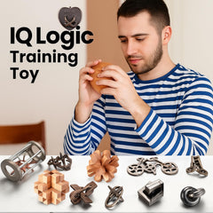 Syhood assembled brain teasers showcasing interlocking design and challenge