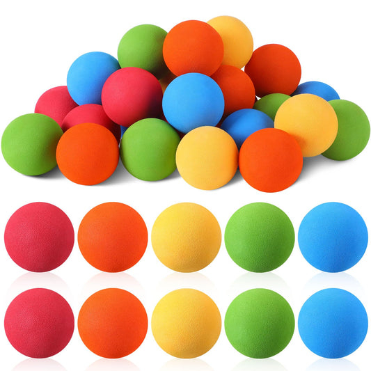 Syhood mini hockey balls 24-pack in orange for safe indoor play and easy grip