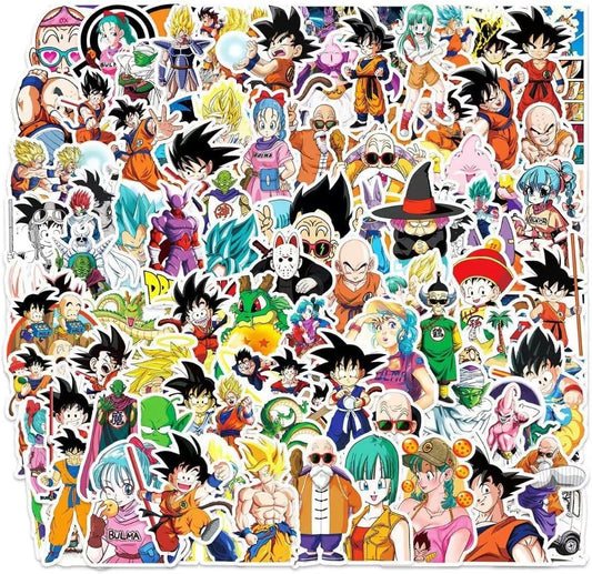 syhskhy Dragon Ball stickers front view for vibrant laptop customization