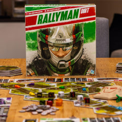 Synapses Games Rallyman DIRT solo mode ready for a solo challenge.