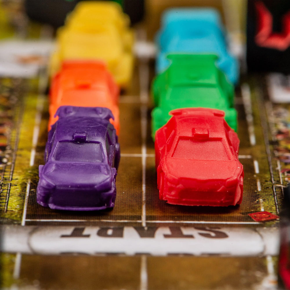 Synapses Games Rallyman DIRT time cards showing pacing in races.