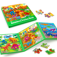 SYNARRY dinosaur magnetic puzzle forest scene—builds problem solving during play