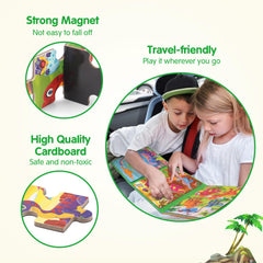 SYNARRY puzzle set with rounded edges—safer, kid-friendly play