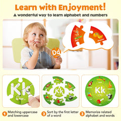 SYNARRY Number puzzle shows objects corresponding to numbers to support counting