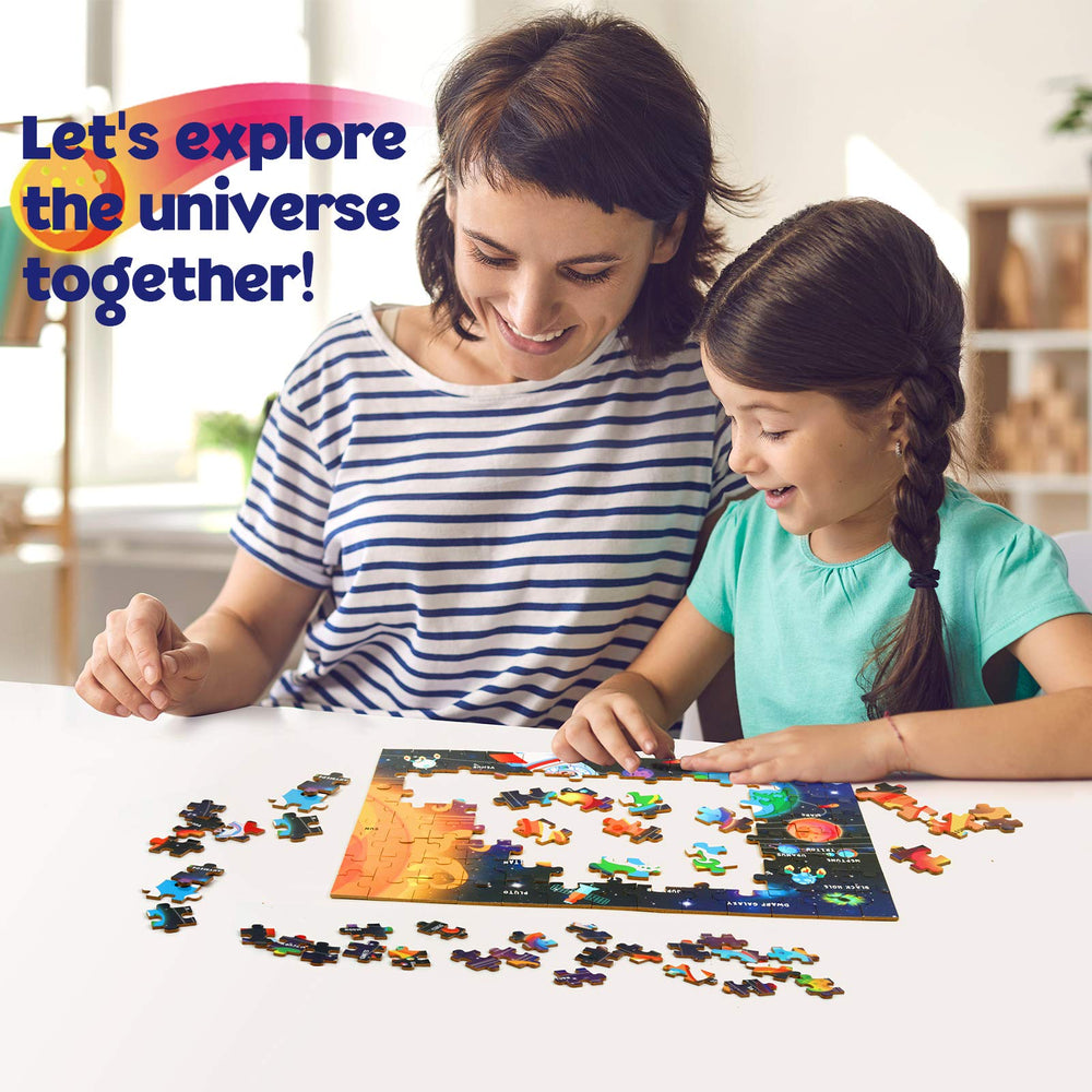 SYNARRY space puzzle child assembling to boost focus and problem solving