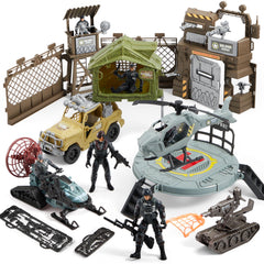 SYNCFUN army base gate image showing durable design for imaginative play