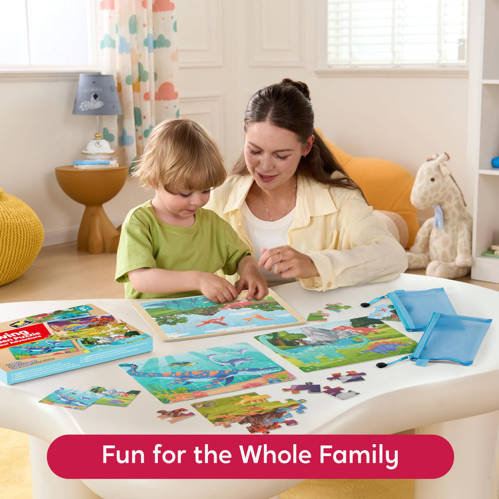 SYNCFUN illustration guide underneath provides reference for kids