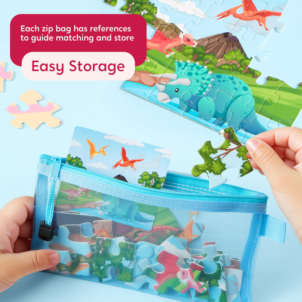 SYNCFUN dinosaur sky scene puzzle enhances concentration during play
