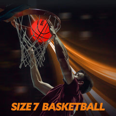 SYNCFUN Glow Basketball ideal for kids, teens, and family night sessions.