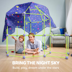 SYNCFUN Imaginative fort designs support cooperative play and creative storytelling.