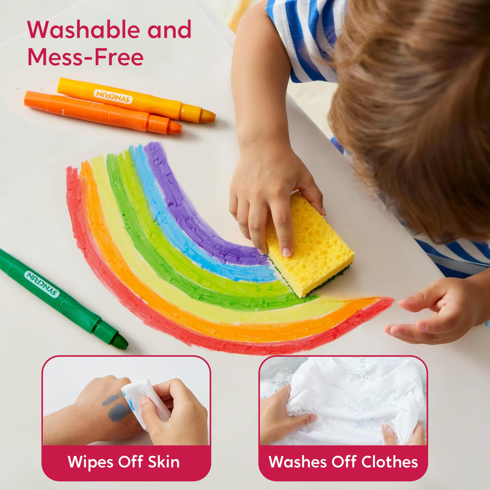 SYNCFUN large easy-grip barrels support comfortable handling during crafts