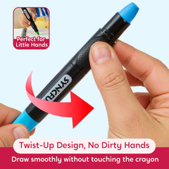 SYNCFUN mess-free coloring on glass and paper suitable for kids' art sessions