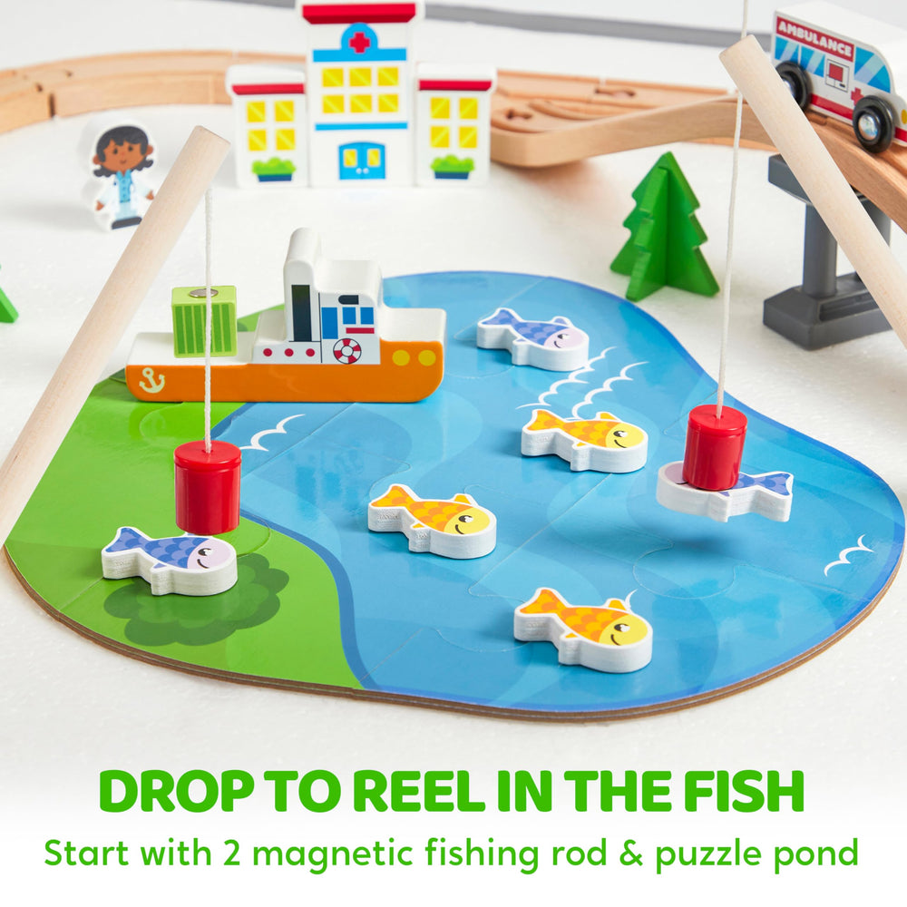 SYNCFUN police station and school scenes enhance coordination and imagination.