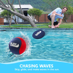 SYNCFUN Skip Water Balls fabric-cover close-up emphasizes stitched durability