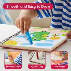 SYNCFUN twist-up action lets color reveal without sharpening or breaks