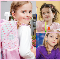 SYNLIN strawberry cake clip-ons for charming non-pierced accessories