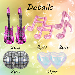 SYNUO Disco Balloon 20inch brightens dance floors with metallic shine.