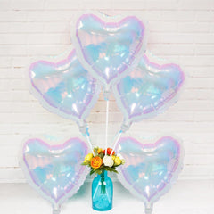 SYNUO Rainbow Heart Balloon adds cute color accents for joyful events.
