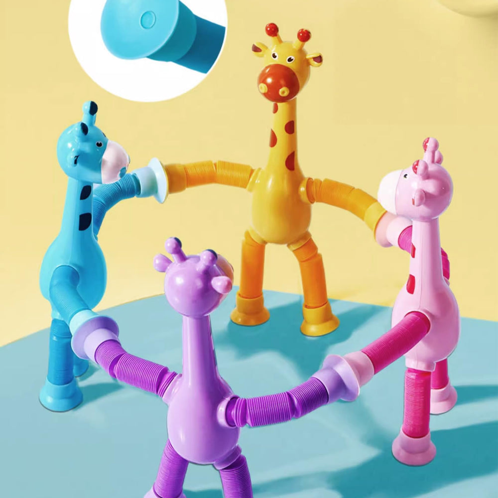 SYSAMA color-variant giraffe toys boosting color recognition and imagination.