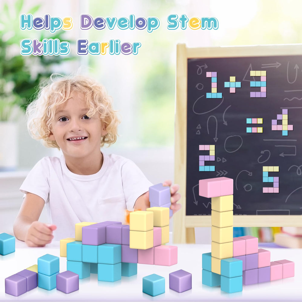 SYSKENI blocks come in five colors for sorting and matching activities.