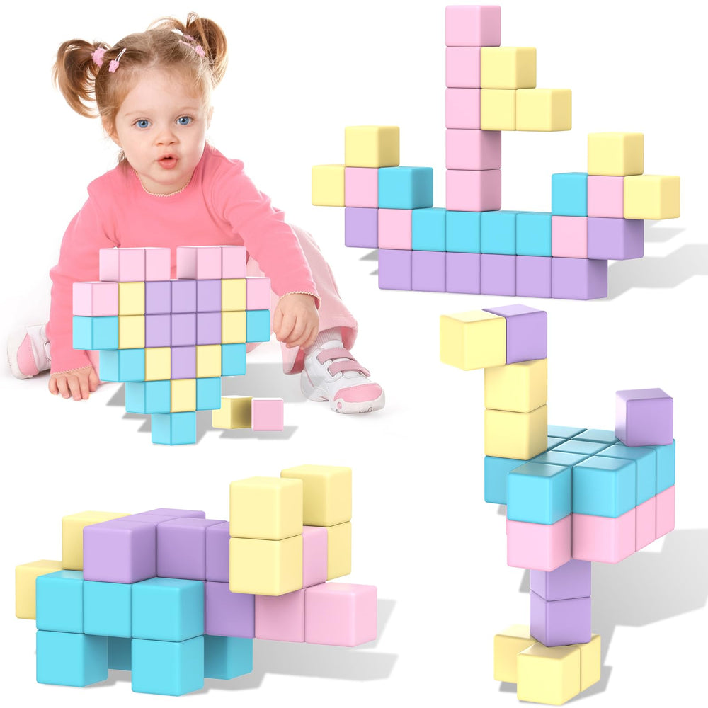 SYSKENI Macaron magnetic blocks enable creative assembly and 3D thinking.