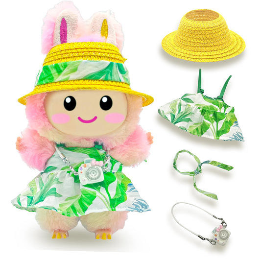 SZC&MFZ cute 17cm doll dress set ready for stylish display and imaginative play.