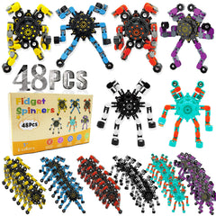 Szcuelz Transformable Fidget Spinner deformable chains enhances tactile play and creativity.