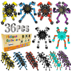 Szcuelz Valentines spinner highlighting deformable chains for robot shapes