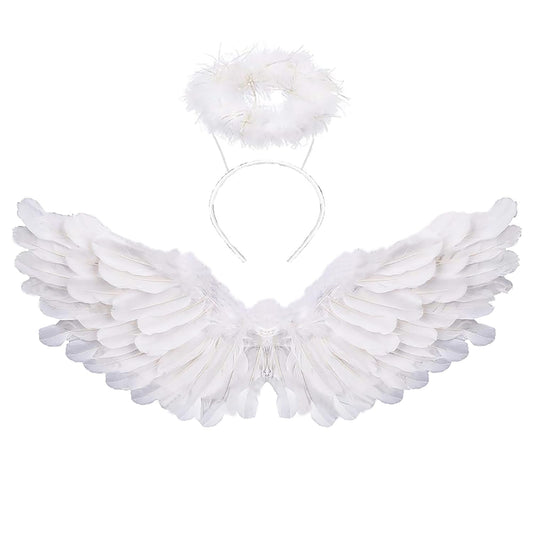 SzJias angel wings for girls, open design ideal for quick costume wear.