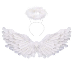 SzJias angel wings for girls, open design ideal for quick costume wear.